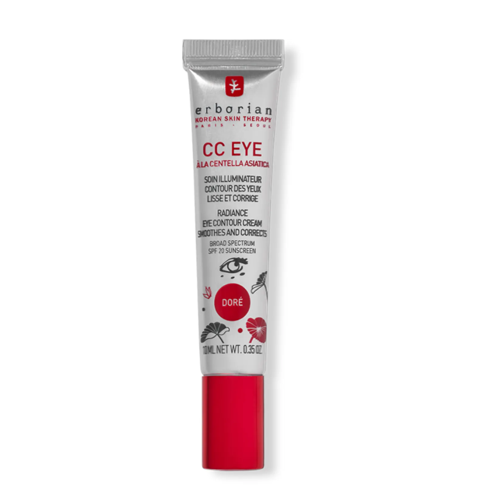Erborian Cc Eye Tinted Eye Contour Cream Spf20 10ml - Doré 1 Erborian Cc Eye Tinted Eye Contour Cream Spf20 10ml - Doré