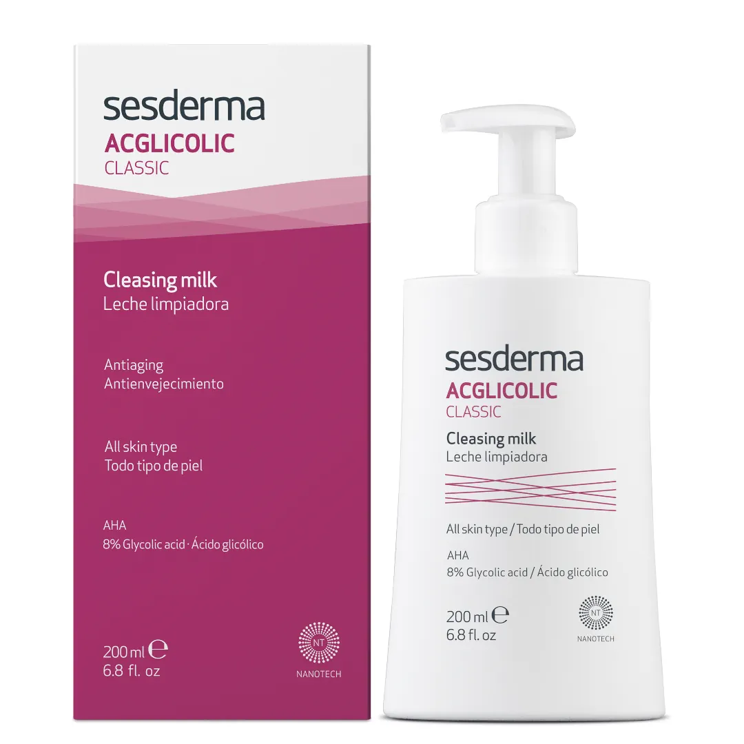 Sesderma Acglicolic Classic Anti-aging Cleansing Milk 200ml 6.8fl.oz 1 Sesderma Acglicolic Classic Anti-aging Cleansing Milk 200ml 6.8fl.oz
