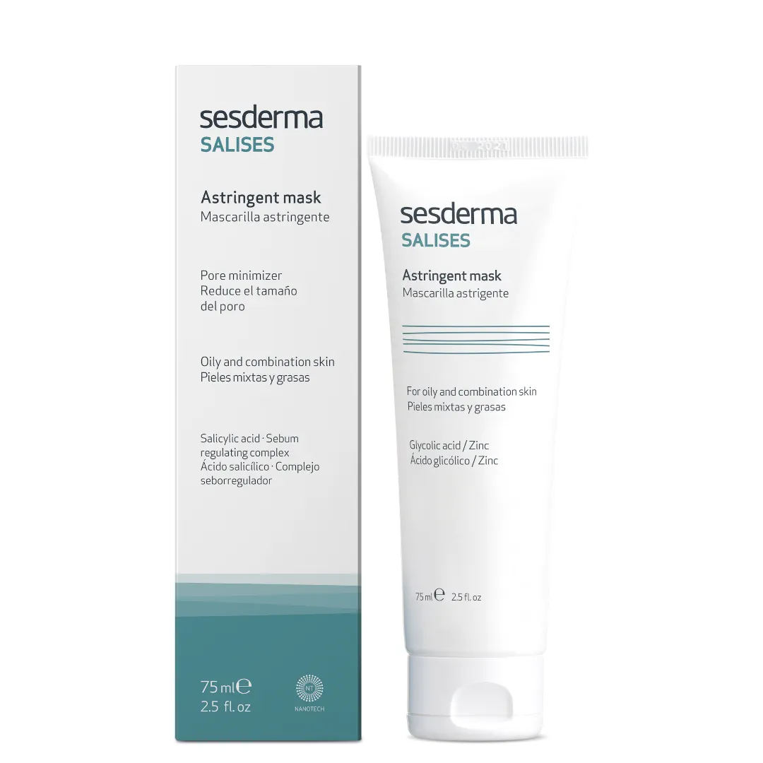 Sesderma Salises Astringent Mask For Oily And Combination Skin 75ml 1 Sesderma Salises Astringent Mask For Oily And Combination Skin 75ml