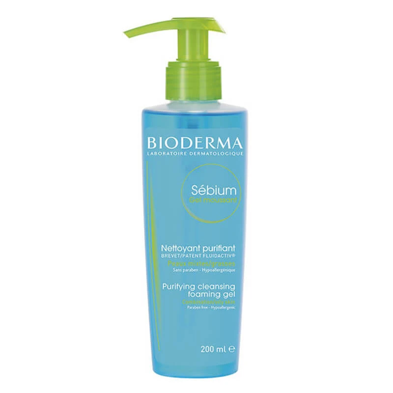 Bioderma Sebium Purifying Cleansing Gel For Combination To Oily Skin 200ml 1 Bioderma Sebium Purifying Cleansing Gel For Combination To Oily Skin 200ml
