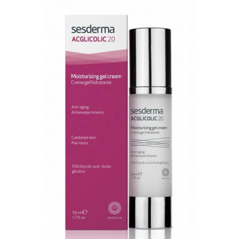 Sesderma Acglicolic 20 Anti-aging Gel-cream Combination Skin 50ml 1.7fl.oz 2 Sesderma Acglicolic 20 Anti-aging Gel-cream Combination Skin 50ml 1.7fl.oz - Image 2