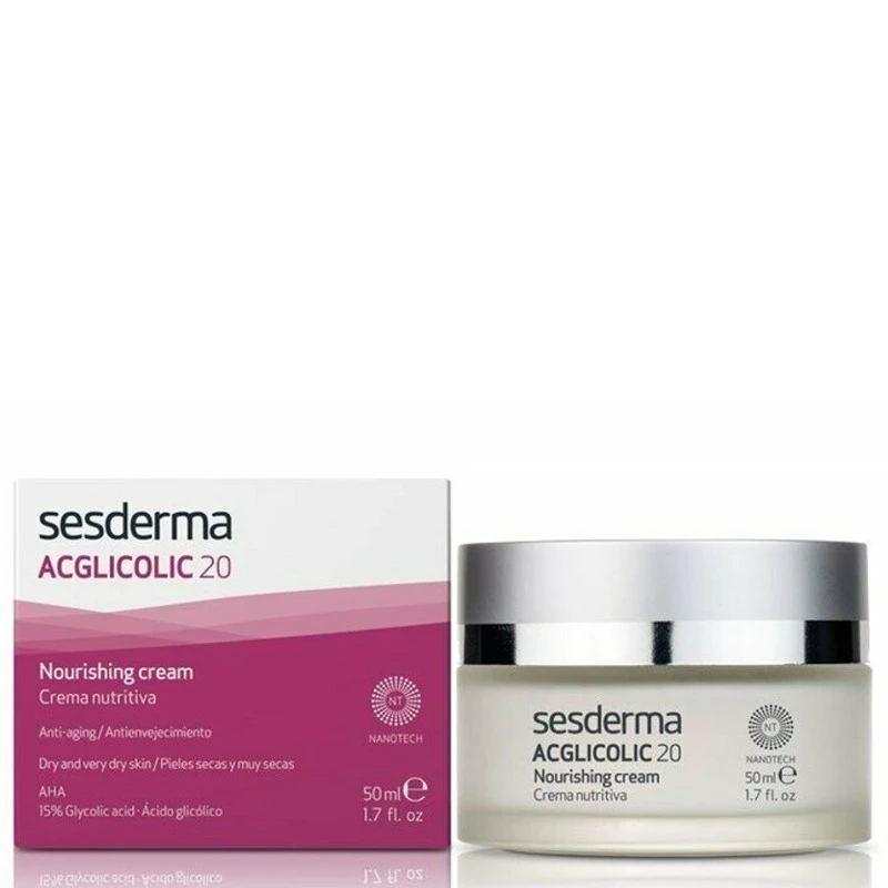 Sesderma Acglicolic 20 Anti-aging Cream Very Dry Skin 50ml 1.7fl.oz 2 Sesderma Acglicolic 20 Anti-aging Cream Very Dry Skin 50ml 1.7fl.oz - Image 2
