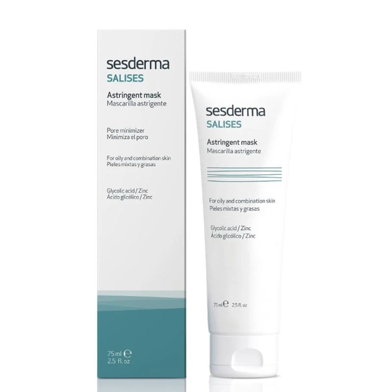 Sesderma Salises Astringent Mask For Oily And Combination Skin 75ml 2 Sesderma Salises Astringent Mask For Oily And Combination Skin 75ml - Image 2
