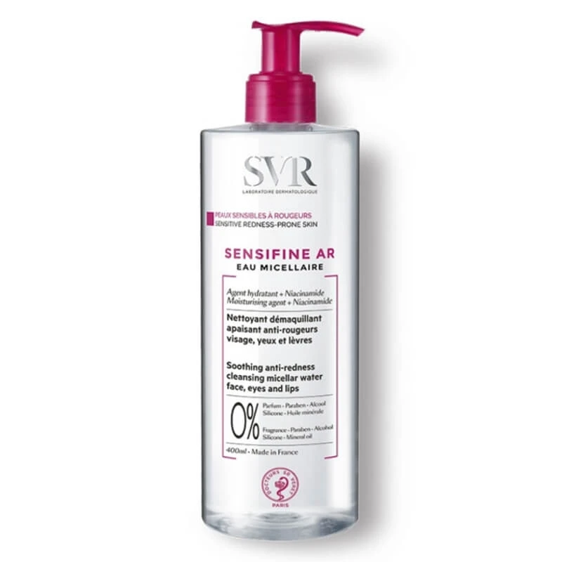 Svr Sensifine Ar Anti-redness Micellar Cleansing Water 400ml 1 Svr Sensifine Ar Anti-redness Micellar Cleansing Water 400ml